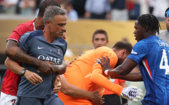 Luis enrique Brawl